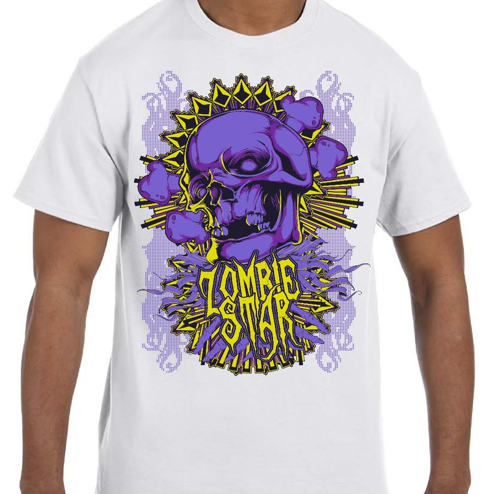 Zombie Star Printed T-Shirts